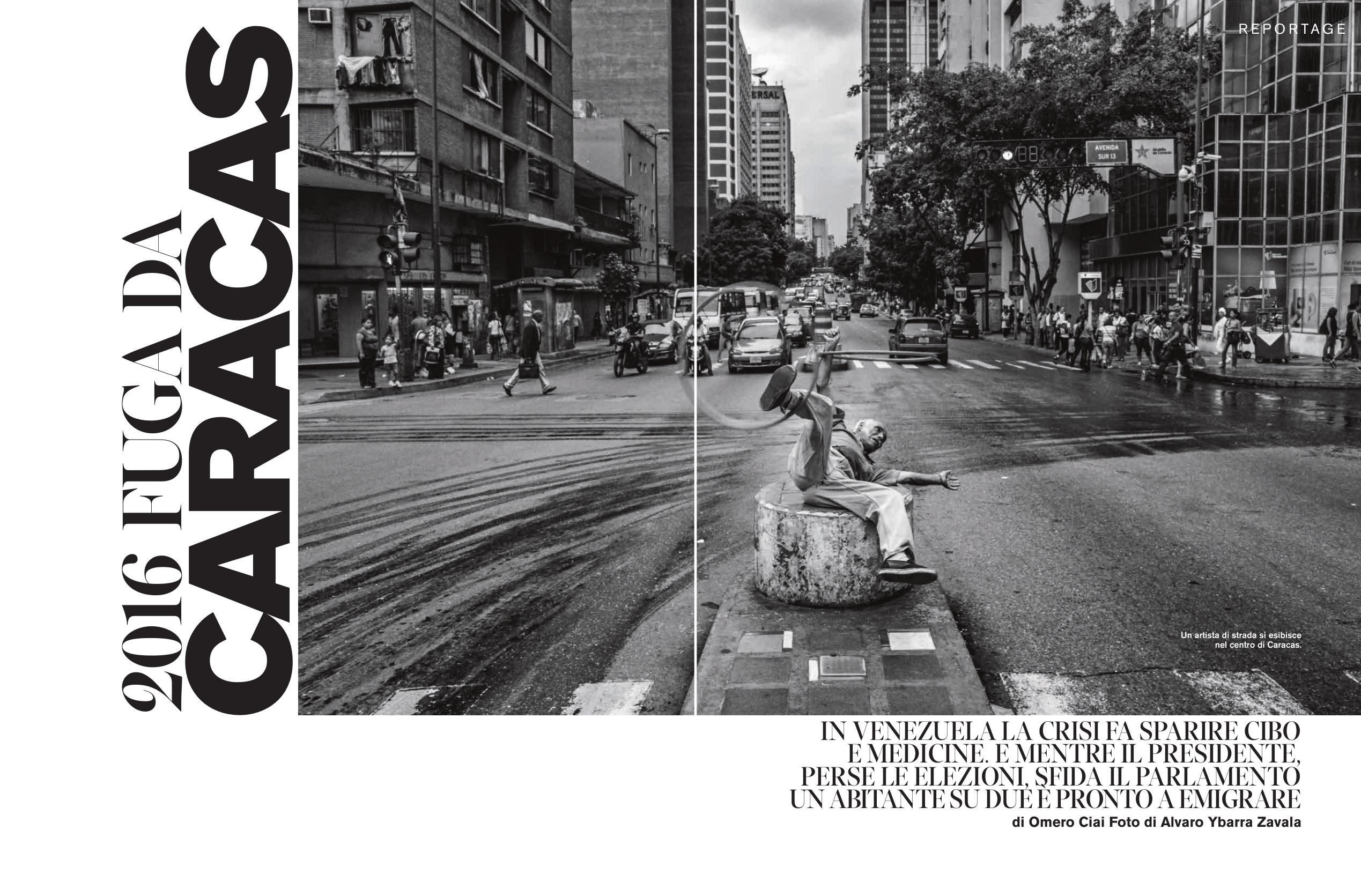 2016: Fuga da Caracas