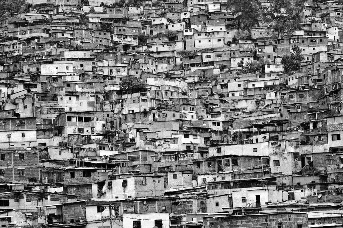 General view of Catia, a working-class neighbourhood of Caracas